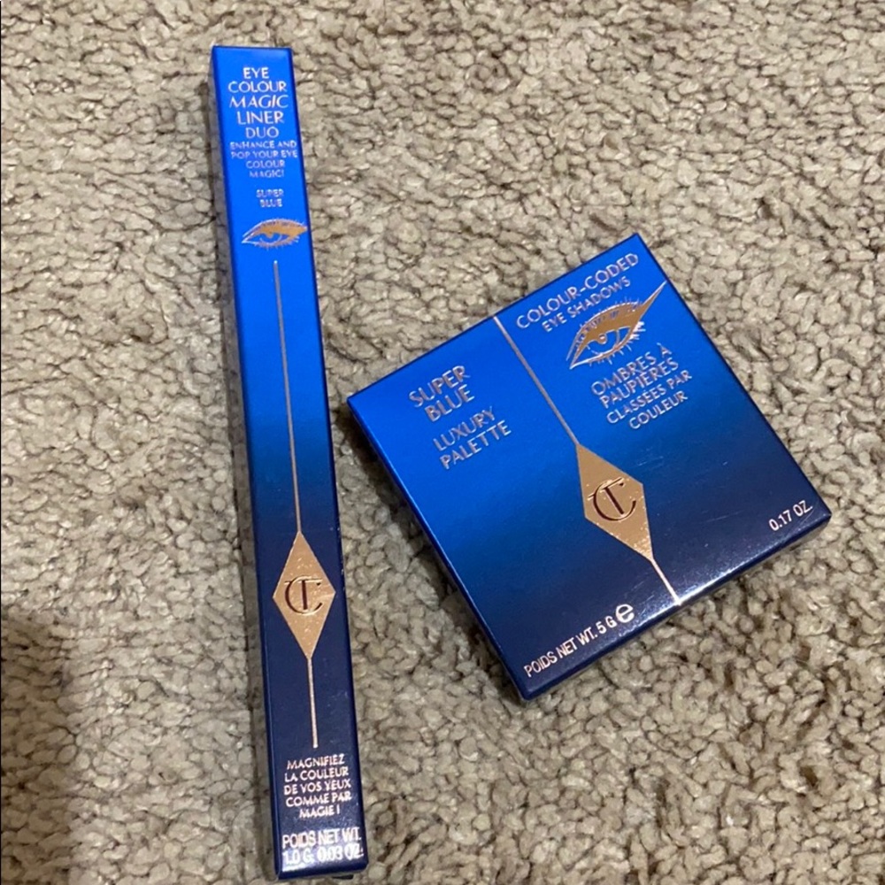 Charlotte Tilbury super blue palette & liner
